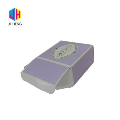 Custom high quality foldable moon cake gift square packaging paper box with logo