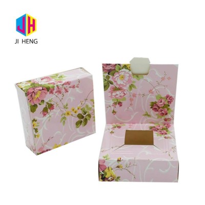 Custom design craft paper luxury liquid bamboo soap packaging box