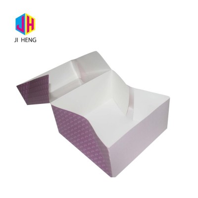 Pop up style reusable christmas purple cake boxes