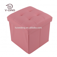 PU leather foldable storage box