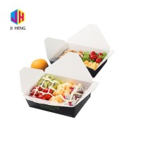 Custom made takeout food grade paper packaging lunch box for food