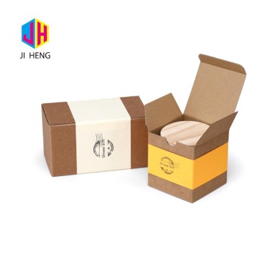 Full color printing corrugated paper teacup gift box coffee glass cup packaging box