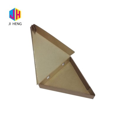 Food Grade cheap empty brown triangle pizza boxes